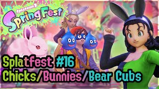 Springfest PuffPuff Halftime Report  Splatfest 16  Chicks Bunnies Bear Cubs  Splatoon 3 [upl. by Ater]