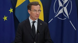 Statsminister Ulf Kristersson håller pressträff med anledning av valet i USA [upl. by Ave44]