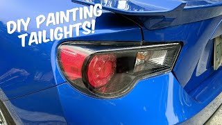 Painting Taillight Housing SKETCHIEST BRZ MOD [upl. by Nwahsid286]