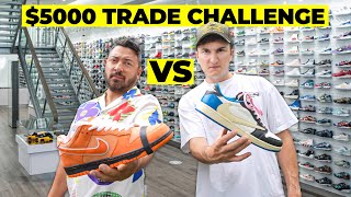 5000 Sneaker Trade Challenge Vs A Millionaire [upl. by Annayhs]