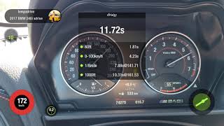 BMW m240i xdrive STOCK  xHP stage3 acceleration [upl. by Oj]