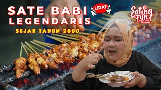 SATE BABI SEGARAN LEGENDARIS  MANTAP   Eatingfun Eps 32  Kuliner Kediri [upl. by Utham]