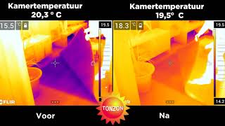 Effect TONZON Vloerisolatie [upl. by Ahsat888]