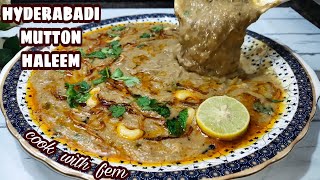 World Famous Hyderabadi Mutton Haleem  Reshedar Haleem Restaurant Style  Easy Haleem Recipe  CWF [upl. by Notsur217]