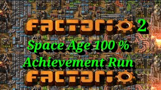 Factorio 2 Space Age 100 Achievement Run no commentary 12 [upl. by Hako]