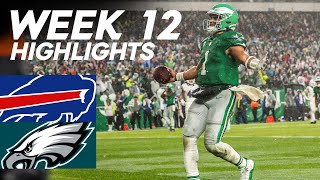 Bills vs Eagles  2023 Week 12 Highlights [upl. by Nelubez]