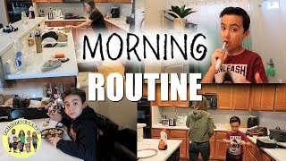 KIDS TAKE OVER SCHOOL MORNING ROUTINE  BUSY MORNING ROUTINE with 5 CHILDREN  PHILLIPS FamBam Vlogs [upl. by Caralie]