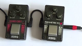 KORG PEQ1 Parametric EQ Demo [upl. by Suaeddaht971]