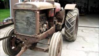 Running a Tractor With Another Tractor With a Belt [upl. by Carolin]