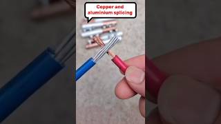 Copper and aluminium splicing wireconnection viralshorts [upl. by Hahnert]