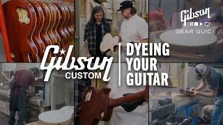 Watch Us Dye Your Gibson Custom Guitar  Gibson Custom Shop Tour [upl. by Giordano819]