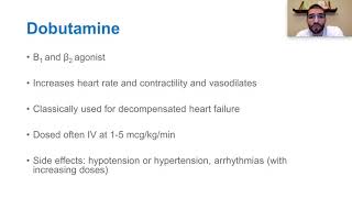 Effectiveness of Beta Agonists and Vasopressin as Cardiac Drugs [upl. by Emiatej]