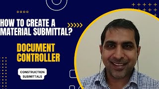 How to CreateMake Material Submittal MS in ConstructionDocument Control [upl. by Novia]