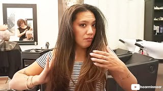 Big chop for Spanish brunette Premium video preview [upl. by Natsirhc163]