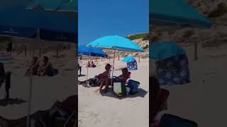 MENORCA Platja de Sant Tomàs Beach Ever Experienced the Ultimate Beach Fun Under the Azure Sky [upl. by Odell]