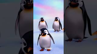 Penguin Waddle 🐧  Fun Kids Song Dance  SHORTBEATZ animatedsongs penguinparty trending [upl. by Xavier]