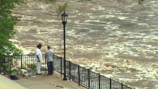 Open Floodgates at Lake Overholser  May 2015 [upl. by Crissy]