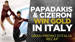 Papadakis amp Cizeron are BACK win gold in Italy Hubbell amp Donohue silver  THAT FIGURE SKATING SHOW [upl. by Malvin284]