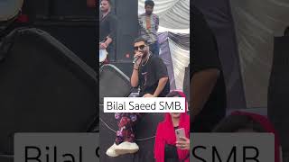 Bilal Saeed Setting on stage during concert bilalsaeed bilalsaeedmusic Kaash [upl. by Aneed922]