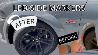 How to Install LED Side Marker Lights on 20152023 Dodge Charger [upl. by Dorran]