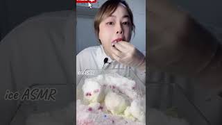 Her crunchy crispy squeakiest ice bites ASMR [upl. by Tremaine]