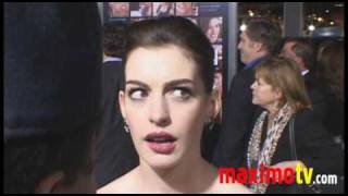 ANNE HATHAWAY Dazzles at quotValentines Dayquot Los Angeles Premiere [upl. by Ettegirb70]