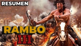 Rambo Parte III  RESUMEN COMPLETO [upl. by Geoffry]