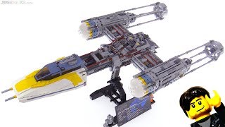 LEGO Star Wars UCS YWing Starship set review 75181 [upl. by Ynney]