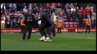 Jurgen Klopp fist pumps  Liverpool 20 Everton [upl. by Ertemed]