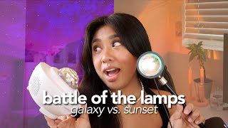 galaxy vs sunset lamp review which one should you get [upl. by Airdnassac]