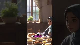 Eating Etiquette in Islam shorts [upl. by Htennaj]