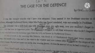 SEM 2 English foundation story 2 The Case for The Defence [upl. by Revolc798]