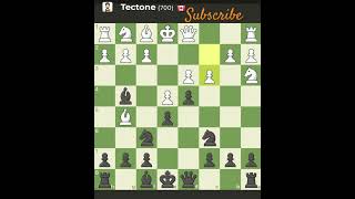 Kings Pawn Opening Leonardis Variation Tectone 700 Bot chess chessstrategy chessopening [upl. by Perice563]