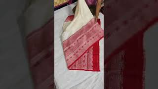 Puresilk block print saree With silkmark aabhafashion onlineshopping [upl. by Attenreb]