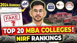 💥 Top 20 MBA Colleges India  High ROI TOP NIRF Rankings 2024 📊 MBA MBAColleges CAT2024 IIM [upl. by Barth96]