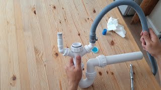 How to connect your Washing Machine drain hose [upl. by Atile136]