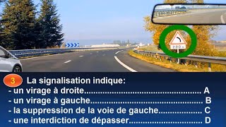 Code de la route 💯 2024 💥 CodeDeLaRouteEnFrance 🇫🇷 Sérié 40 Q 01 à 40 Panneaux de signalisation [upl. by Auerbach]