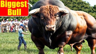 Top 10 Biggest Bulls in the World  bull [upl. by Goodson]