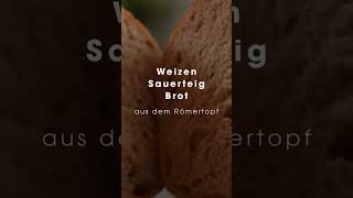 Sauerteig Brot aus dem Römertopf  einfach amp lecker [upl. by Curt]