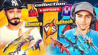 Remove Pant Who Will Loss Collection Versus 🤣 Aawara Vs Aditech FIrst Time Versus  Free Fire Max [upl. by Anirahtak]