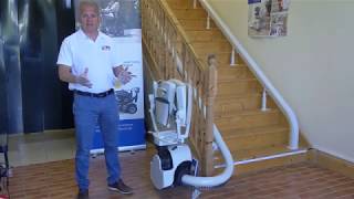 Flow 2 Curved Stairlift Demonstration [upl. by Philo]