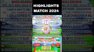 BHOLAGADIA FIXTURE 2024  Khunta Mayurbhanj shorts [upl. by Nylakcaj]