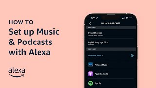 How To Set up Music amp Podcasts with Alexa  Amazon Echo [upl. by Ordnassela912]