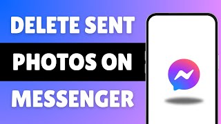 How To Delete Sent Photos On Messenger  Delete Pictures On Facebook Messenger Chat [upl. by Norb]