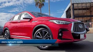 2023 INFINITI QX55 SENSORY Sport Utility Roseville Sacramento Folsom Chico Yuba City [upl. by Adnaluy]