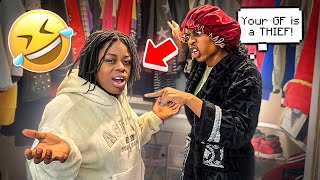 ACCUSING MY SISTERS GIRLFRIEND OF STEALING FROM MY CLOSET PRANK EXTREMELY HILARIOUS [upl. by Aitel]