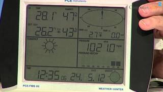 Wetterstation PCE FWS 20 [upl. by Duarte]