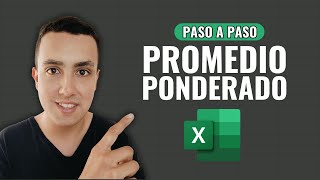 Cómo Calcular el Promedio Ponderado en Excel  2024  ACTUALIZADO [upl. by Adnawahs188]