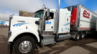 2006 White Kenworth W900 Parked In Saskatchewan Canada [upl. by Enerod]