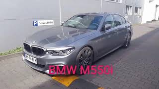 BMW M550i acceleration 0100 kmh 462 HP G30 2017 [upl. by Townsend433]